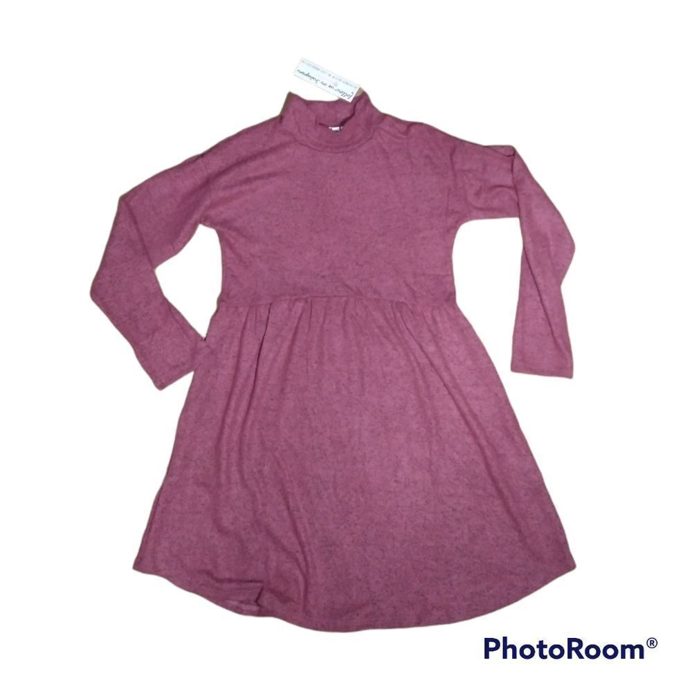 NEW Girls mock neck skater dress L 10/12